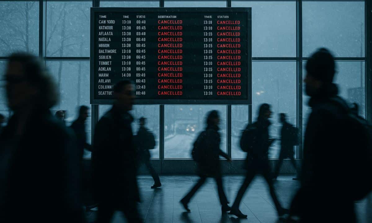 Travel Alert Winter Storm